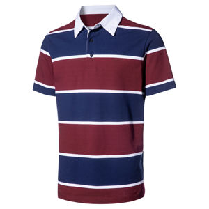 Qualité 220 grammes Polyester/coton uni teint polo pour hommes léger respirant grande taille solide Logo motif sonnerie T-Shirt - Product Image 2