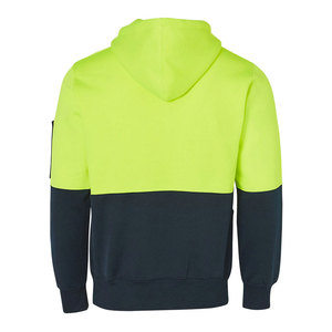 Sweat à capuche thermique de travail haute visibilité en molleton 100 % coton respirant avec poche kangourou - Product Image 2