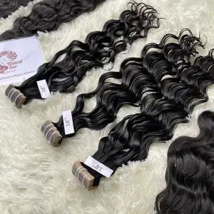 Natural wavy tape in extension human hair 100% Vietnamese virgin hair form raw unprocessed vietnamese hair supplier