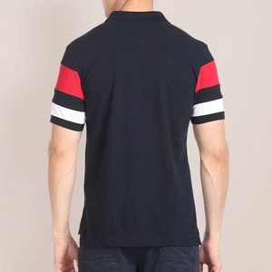 Chemise formelle sur mesure pour hommes grandes tailles, en tissu jersey respirant, séchage rapide, manches courtes, logo brodé personnalisé - Product Image 2