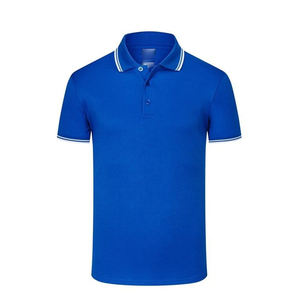 100% de algodón personalizado para hombre Polo de ajuste regular cuello de 3 botones material de punto transpirable digital cómodo polos - Product Image 2