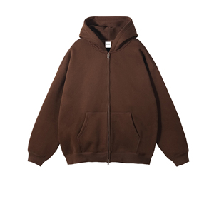 Cárdigan holgado de marca de moda para hombre, sudadera con capucha, forro polar de otoño e invierno con cremallera americana, sudaderas y sudaderas para hombre - Product Image 4