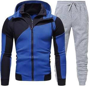 Ensemble de survêtement vêtements de sport pantalons à capuche à manches longues sport décontracté Jogging costume deux pièces Gym polaire survêtements tenues d'automne - Product Image 2