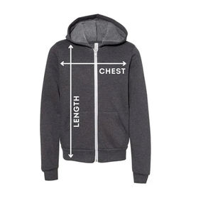 Bella Canvas Zipper Tri-blend Hoodie Sweatshirts à capuche et sweatshirts à fermeture éclair personnalisés, 380-400GSM Hoodies - Product Image 5