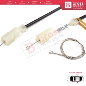 Kit de réparation de lève-vitre électrique BWR5325, porte arrière pour Pathfinder MK3 R51 2004-2015 82721EA500 - Product Image 4