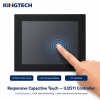 Kingtech 640*480 Écran tactile multipoints -20~70 ℃   Afficheur tactile industriel TFT 5,7 pouces pour opérateur de machine de découpe laser CNC LVDS RGB SPI