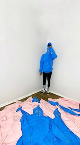 Sudadera con Capucha Personalizada 2025 Unisex para Hombre, Ecológica, Transpirable, de Forro Polar, Poliéster/Algodón, Cierre Completo, Detalle de Pedrería en el Bolsillo, Informal de Invierno - Product Image 4