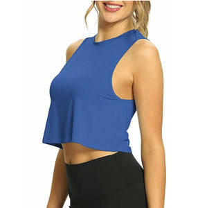 Camiseta Deportiva de Verano para Mujer, Cuello Redondo, Transpirable, Manga Corta, Tejido Jersey, para Yoga, Gimnasio, Running, Moda - Product Image 5