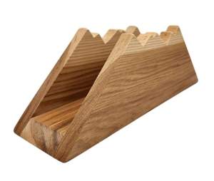 Porte-serviettes de table pour hôtel, porte-serviettes en bois de qualité supérieure, porte-serviettes moderne en bois, porte-serviettes en bois fait main - Product Image 4