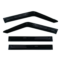 Pare-soleil latéraux transparents noirs en acrylique ultra-minces GCS BYD Shark 6 2024-2025, pare-pluie de qualité supérieure avec fixation adhésive 3M