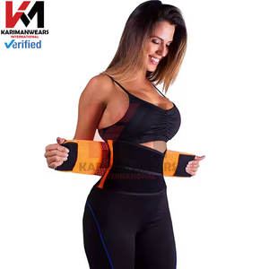 Cinturón recortador de cintura de neopreno para mujer, cierre de cremallera, correas dobles ajustables, entrenador de cintura para mejorar el sudor para Control de barriga en la espalda - Product Image 2