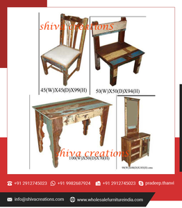 Mesa consola de madera recuperada antigua moderna para el hogar, oficina, comedor, sala de estar, precio al por mayor directo fabricado por el proveedor - Product Image 4