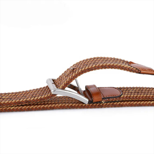 เข็มขัดหนังผู้ชายแบบใหม่ งานแฮนด์เมด ลายถัก - Product Image 3