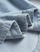 Kivotech nouveau style de veste en jean pour femmes coupe ample à épaules tombantes offre spéciale veste en jean pour femmes de haute qualité tendance