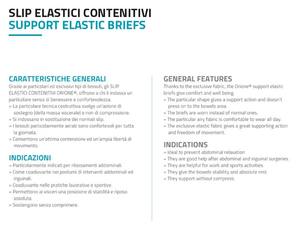 Caleçons de maintien élastiques fermés ORIONE Réf. 307 Polyester & Coton Protection de base Fabriqué en Italie - Product Image 3