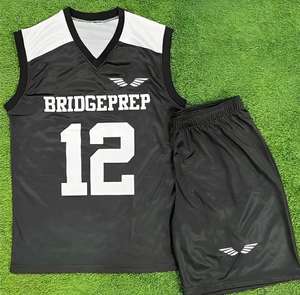 Vêtements de basket-ball personnalisés de haute qualité pour hommes, uniformes respirants de nouvelle conception populaires, ensembles à bas quantité minimale de commande, techniques imprimées - Product Image 4