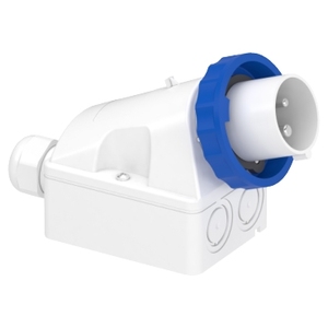 Per SCHNEIDER ELECTRIC 83554 Mureva PK 16A 2P+E 220V IP67 Spina a Muro Altri Connettori - Product Image 1