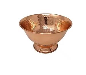 Superior Quality round <b>Copper</b> Fruit Bowl Good Quality Metal Dinnerware Kitchenware <b>Accessory</b> with Hanging Feature - Product Image 5