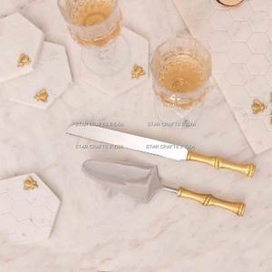 Cocina de lujo Viaje Oro Rosa Cuchara Tenedor Acero inoxidable Restaurante Metal Oro Rosa Cubiertos de metal sólido Se - Product Image 6