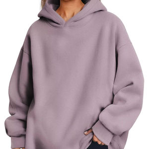 Femmes surdimensionné sweats à capuche polaire sweats à capuche confortable pull décontracté automne hiver tenues à manches longues hauts - Product Image 1
