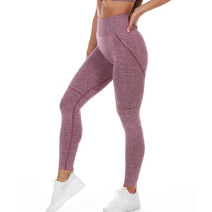 Top Trending 2024 Custom Make Mujer Yoga Lagging Workout Gym Pantalones cortos de cintura alta Cintura elástica Sólido Antibacteriano - Product Image 1