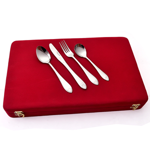 Meilleures ventes, vente directe d'usine, designs de style restaurant, couverts en acier inoxydable argenté, service de table, faible MOQ - Product Image 6