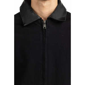 Chaqueta Casual Vintage Reversible de Lona para Otoño, Talla XS, Impermeable, con Cremallera, Bordada, Teñida Lisa, MN-JKT-WS25-048, Corte Regular - Product Image 6