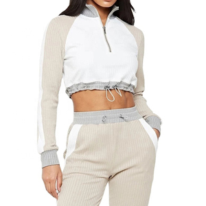 Chándales deportivos personalizados de alta calidad superventas, chándales para mujer, conjunto de 2 piezas, chándal de gimnasio para mujer disponible en - Product Image 2