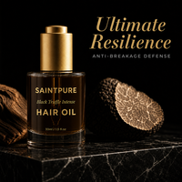 Sérum capillaire de luxe OEM à la truffe noire pour cheveux abîmés et fragilisés, réparation intense et protection thermique 30ml, marque privée, vente en gros en vrac