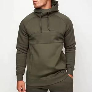 Sudadera con Capucha Extra Grande para Hombre, con Hombros Caídos, Bolsillo Bordado, Personalizada, de Algodón de Alta Calidad, Transpirable e Impermeable para Otoño - Product Image 2