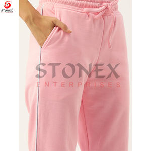 Chándal de lana con colores bloqueados para mujer, superventas, Sudadera con capucha y pantalón de chándal a la moda - Product Image 5
