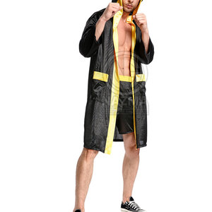 Latest Style Custom Design Men <b>Boxing</b> <b>Robe</b> OEM Services Low Price Lightweight Men <b>Boxing</b> <b>Robes</b> - Product Image 4
