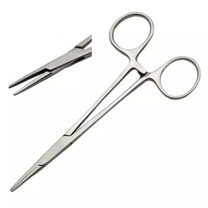 Pince droite hémostatique de moustique 5 "| Instruments de cueillette chirurgicale à poignée de verrouillage | Instruments jetables de qualité médicale - Product Image 1