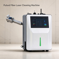 Système de nettoyage laser portable 50W pour sac à dos, machine à laser à fibre pulsée pour l'élimination de la rouille, de la peinture et de l'oxyde, unité de traitement de surface métallique portable