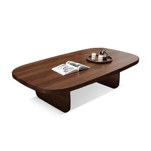 Table basse centrale ovale en bois pour salon Meubles de chambre les plus vendus pour l'hôtellerie disponibles à la vente à un prix abordable - Product Image 5