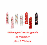 Vibrateur personnalisé en forme de balle, avec logo de marque, impression de motifs, jouets sexuels BlueRabbit, OEM, étiquette privée, vente en gros