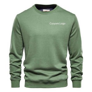 M & F Streetwear Sudadera de algodón de calidad para hombre Casual Color sólido manga larga con capucha Estilo formal Ropa de punto para hombre - Product Image 4