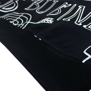 Pull-over bon marché imprimé sweat-shirt brodé unisexe Survêtements surdimensionnés Survêtement en coton uni personnalisé vierge - Product Image 3