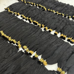 ผมตรงยาวธรรมชาติแบบดิบผมต่อจากเวียดนามผมมนุษย์ทุกชิ้นเรียงกัน100กรัม - Product Image 3