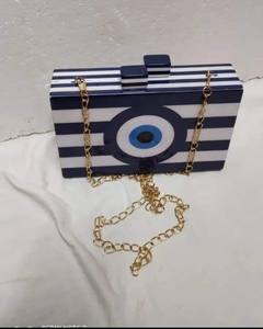 Bolso de mano de piedra y resina hecho a mano, monedero de noche, diseño único personalizado de la mejor calidad - Product Image 6