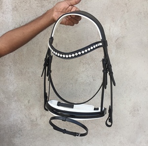 Bride de cheval de haute qualité Bride en cuir de cheval de meilleure qualité Bride en cuir de cheval de prix le plus bas de haute qualité - Product Image 5