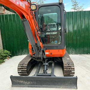Mini-excavatrice hydraulique Kubota U35 5S d'occasion, 3,5 tonnes, fabriquée au Japon, en bon état, à Shanghai pour travaux de construction. - Product Image 4