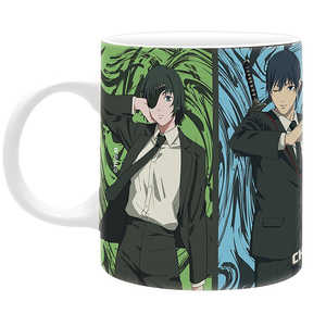 Taza de Cerámica Hecha a Mano de 400 ml con Diseño de Chainsaw Man para Cazadores de Demonios, Apta para Microondas y Lavavajillas, de Alta Calidad con Tapa - Product Image 3
