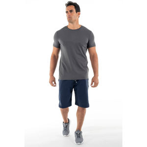 Alta calidad 100% algodón transpirable venta al por mayor Camiseta básica lisa hombres cuello redondo manga corta suave todos los días OEM camiseta para hombres - Product Image 1