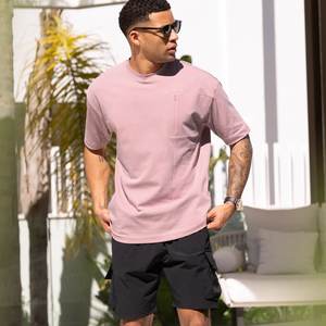 Camisetas Personalizadas para Hombre, 100% Algodón, Impresión Digital, Talla Grande, Secado Rápido, Transpirables, Color Liso, Cuello Redondo, para Actividades al Aire Libre - Product Image 3