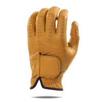 Guantes de Golf Personalizables y Transpirables de Cuero Cabretta con Dedos Completos, Unisex, para Deportes al Aire Libre, con Etiqueta Privada