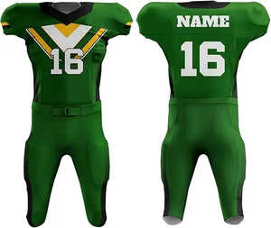 Uniforme Deportivo Personalizado con Logotipo de Club de Fútbol Americano, 100% Poliéster, Sin Mangas, Venta al Por Mayor, Fabricante de Marca Privada - Product Image 3