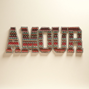 Patch thermocollant brodé de lettres en strass pour vêtements - Product Image 1