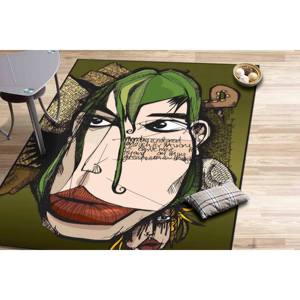 Tapis abstrait avec dessin de femme, tapis imprimé, tapis moderne pour femme, tapis mural, tapis à poils doux - Product Image 2