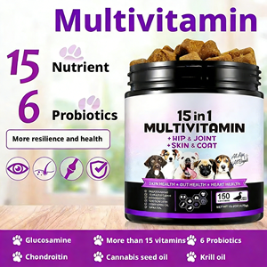 OEM 11 en 1, Golosinas Masticables para Perros y Gatos, Multivitamínicas, Glucosamina, Condroitina, Vitamina, Polvo de Arándano, para la Salud de la Piel y las Articulaciones, con Tapa - Product Image 3